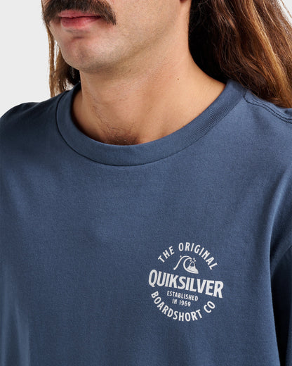 Locked Up Classic T-shirt - Navy - Quick Silver