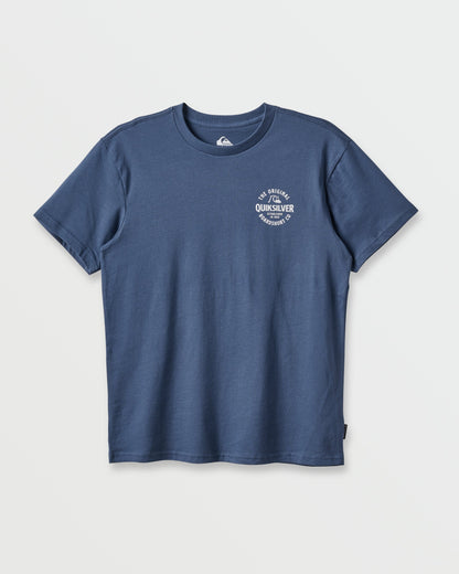Locked Up Classic T-shirt - Navy - Quick Silver