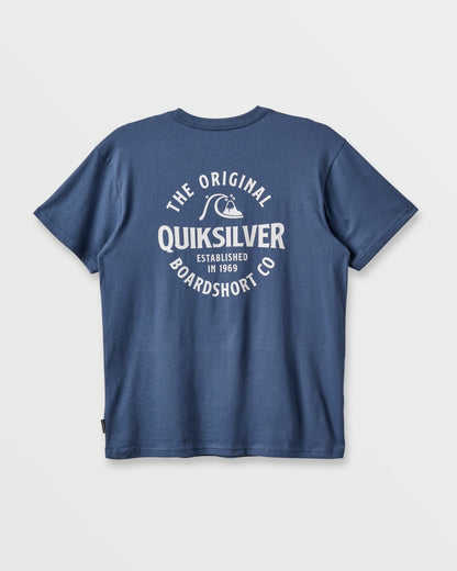 Locked Up Classic T-shirt - Navy - Quick Silver