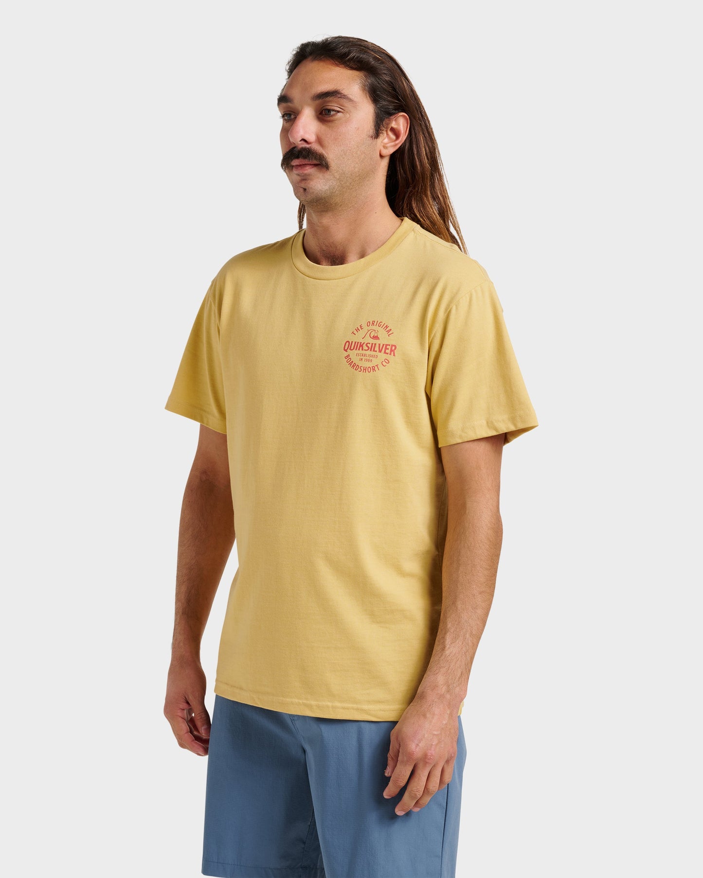 Locked Up Classic T-shirt - Rattan Heather - Quick Silver