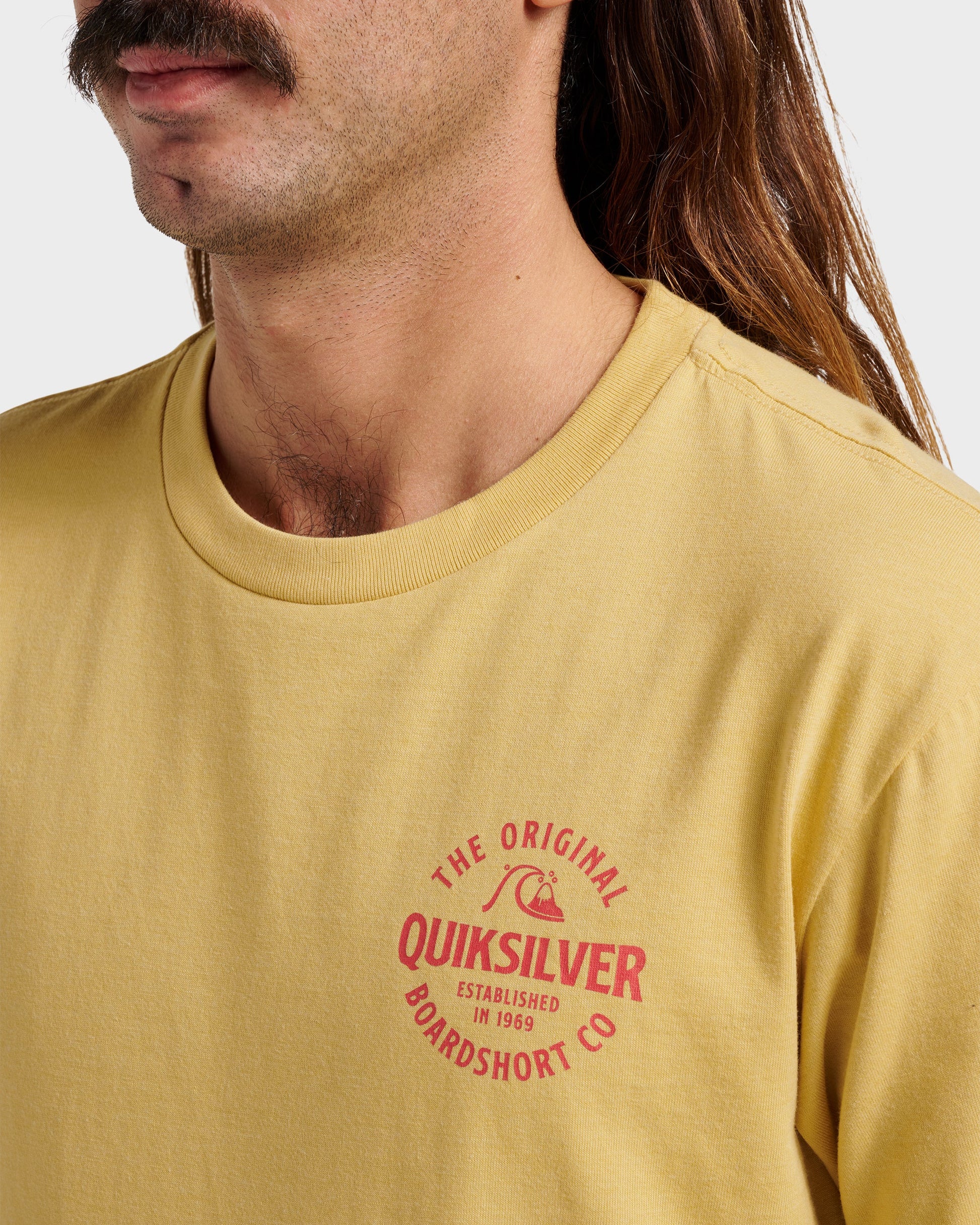 Locked Up Classic T-shirt - Rattan Heather - Quick Silver