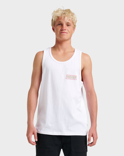 Octo Lock Tank - White - Quick Silver