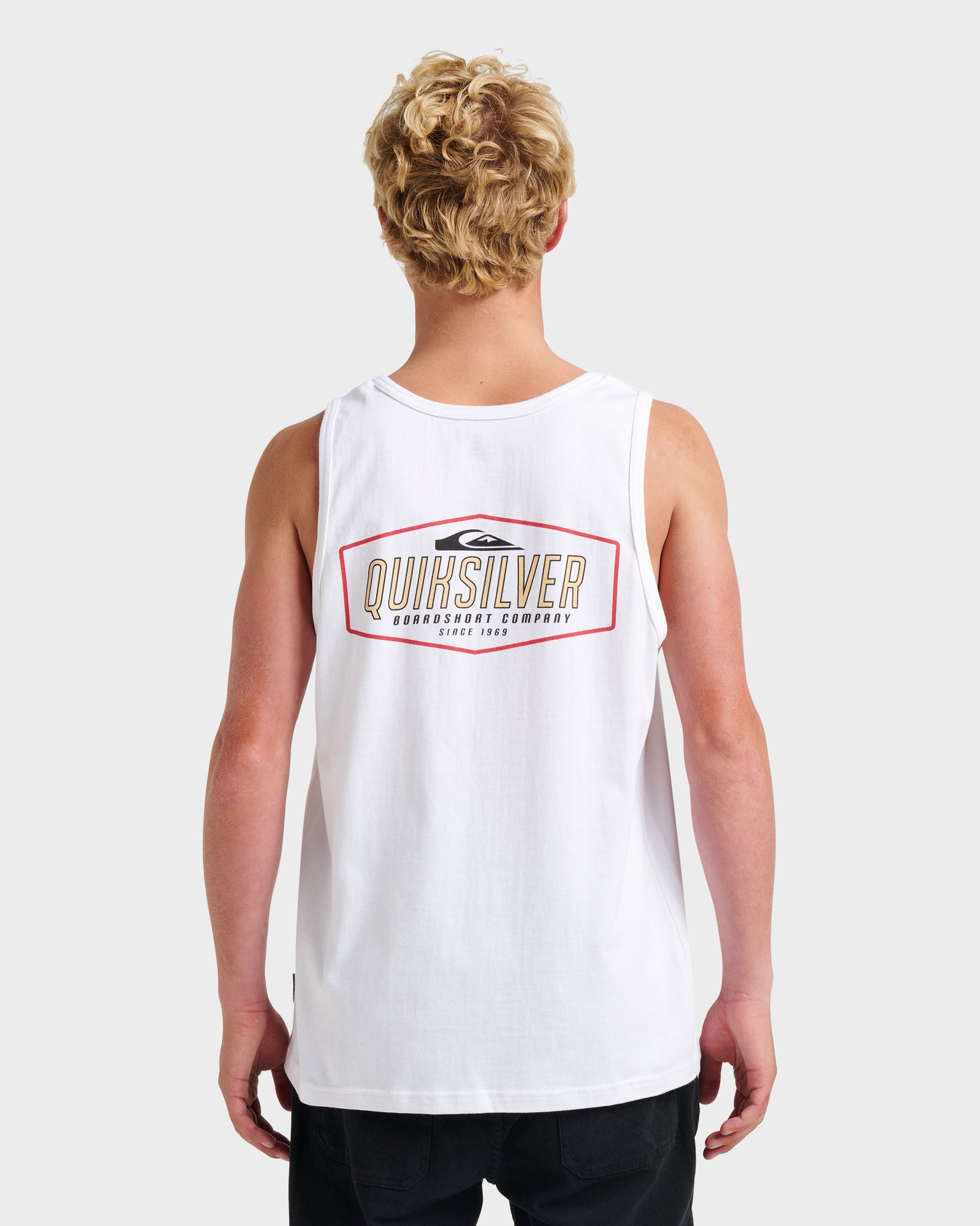 Octo Lock Tank - White - Quick Silver