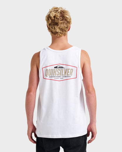 Octo Lock Tank - White - Quick Silver