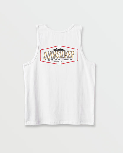 Octo Lock Tank - White - Quick Silver