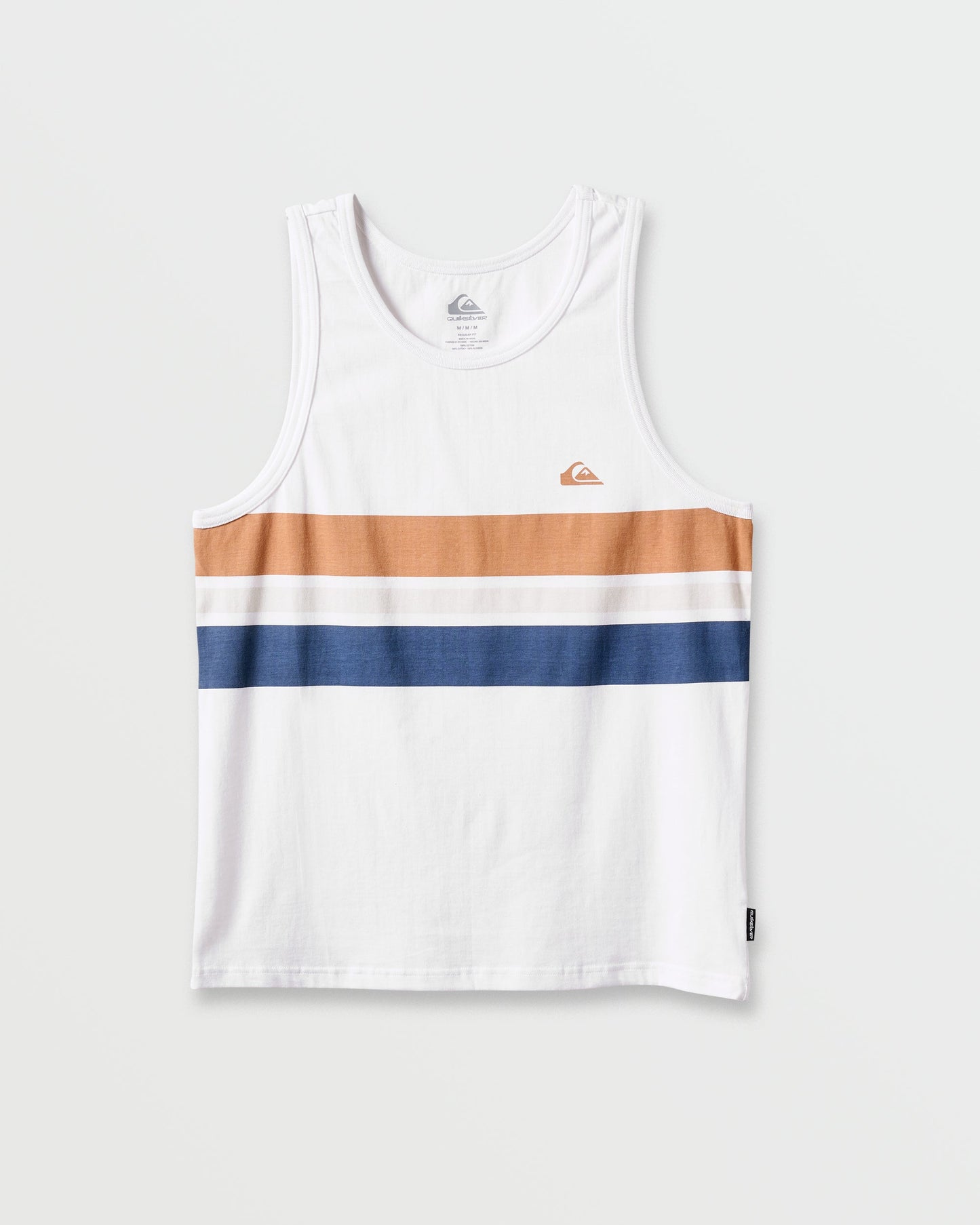 Og Stripe Tank - White - Quick Silver