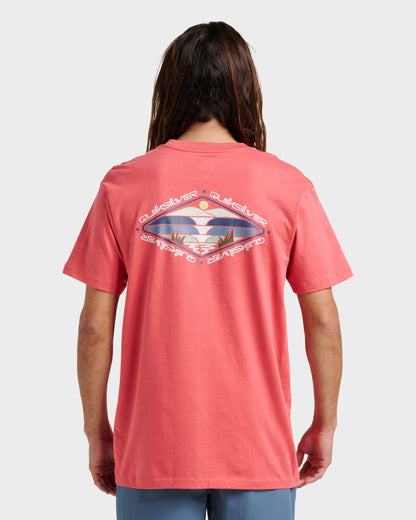 Peak Day Classic T-shirt - Mineral Red - Quick Silver