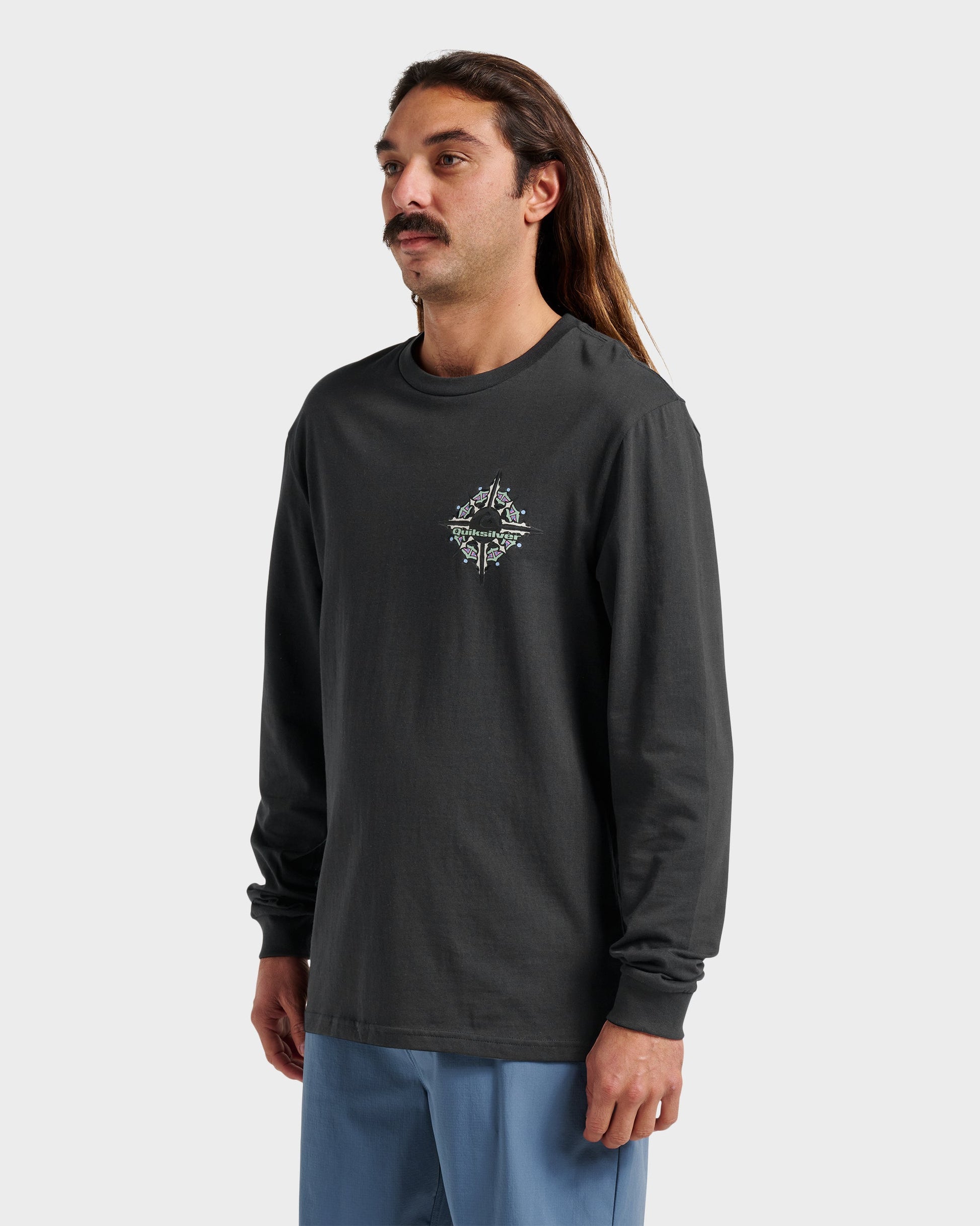 Qs Heat Long Sleeve T-shirt - Black - Quick Silver