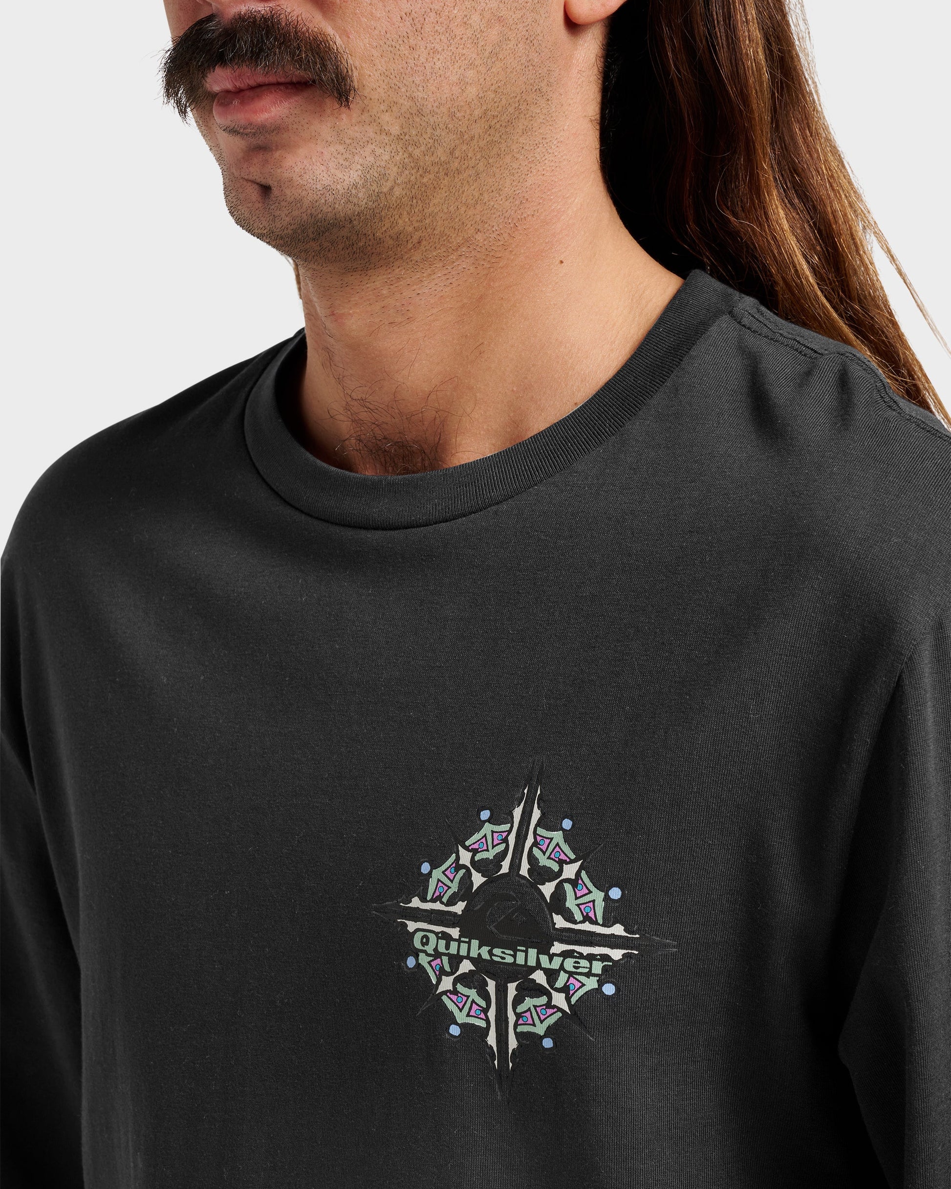 Qs Heat Long Sleeve T-shirt - Black - Quick Silver