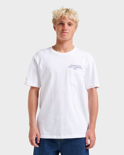 Qs Surf Company Classic T-shirt - White - Quick Silver
