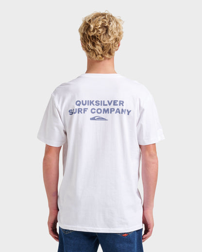Qs Surf Company Classic T-shirt - White - Quick Silver