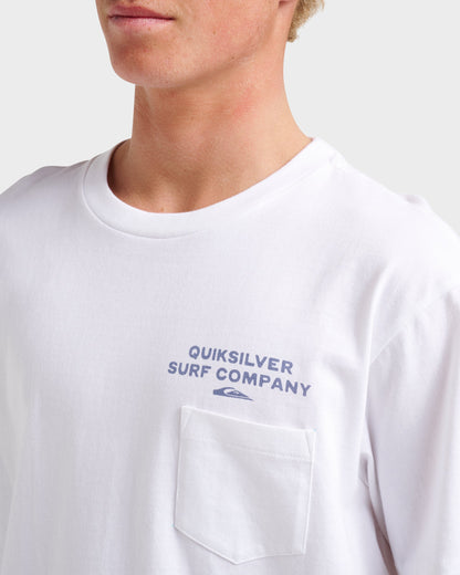Qs Surf Company Classic T-shirt - White - Quick Silver