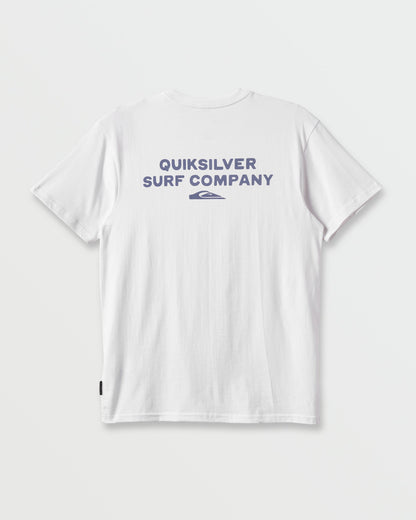 Qs Surf Company Classic T-shirt - White - Quick Silver