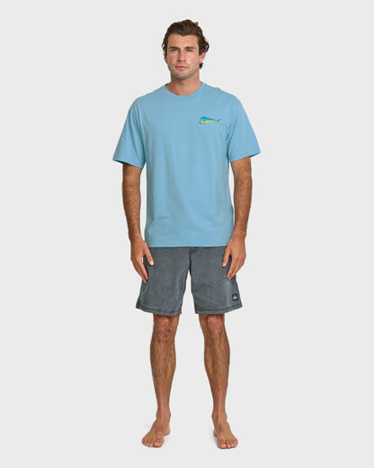 Waterman Quik Hook Classic T-shirt - Cali Blue - Quick Silver
