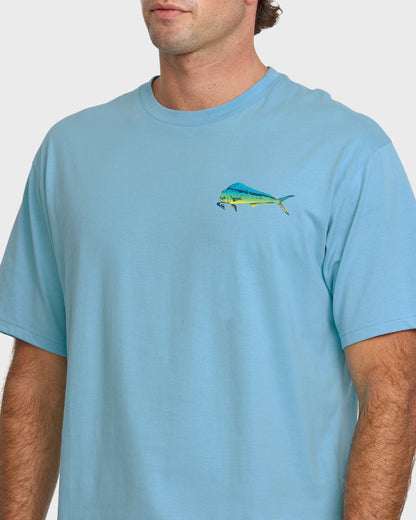 Waterman Quik Hook Classic T-shirt - Cali Blue - Quick Silver