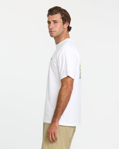 Waterman Quik Hook Classic T-shirt - White - Quick Silver