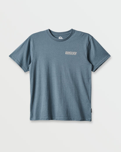 Ride Side Up Classic T-shirt - China Blue Heather - Quick Silver