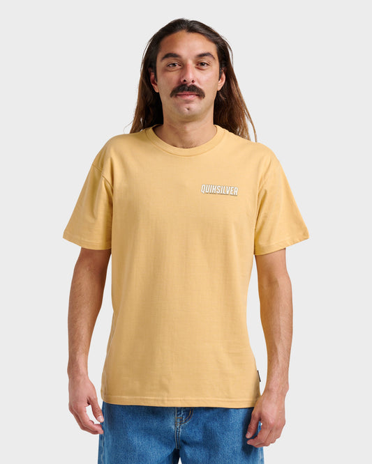 Ride Side Up Classic T-shirt - Rattan Heather - Quick Silver