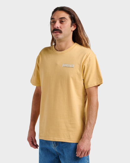 Ride Side Up Classic T-shirt - Rattan Heather - Quick Silver