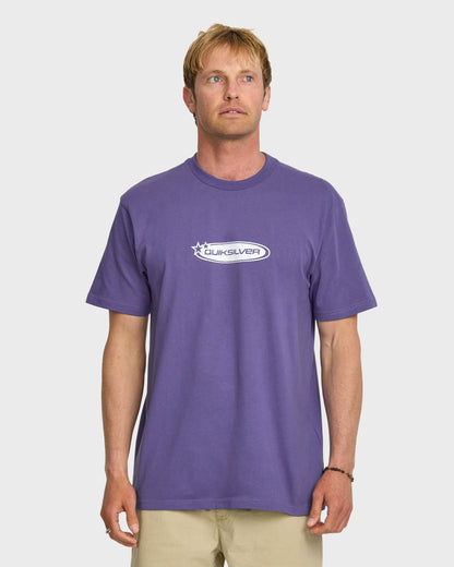 Star Crawler Heavy Weight T-shirt - Monarch Purple - Quick Silver