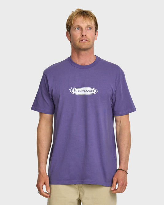Star Crawler Heavy Weight T-shirt - Monarch Purple - Quick Silver