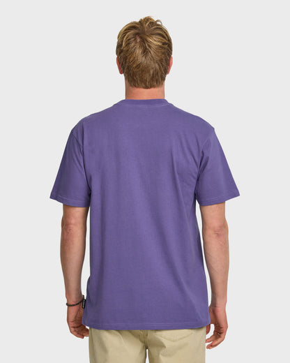 Star Crawler Heavy Weight T-shirt - Monarch Purple - Quick Silver