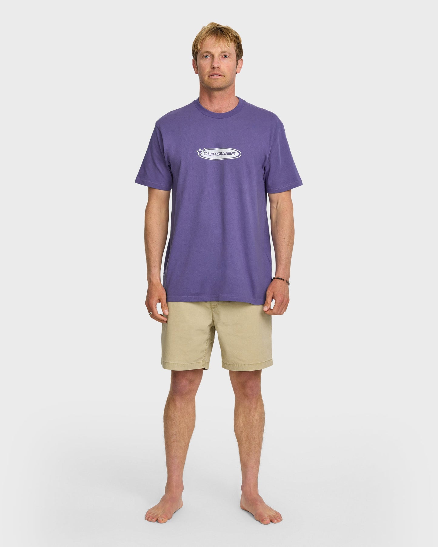 Star Crawler Heavy Weight T-shirt - Monarch Purple - Quick Silver