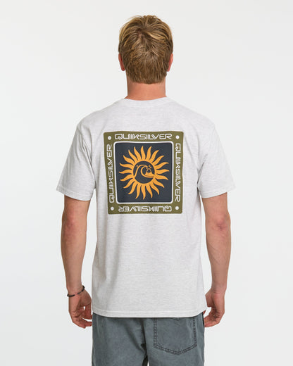Sun Roots Organic Heather T-Shirt - Charcoal Heather - Quick Silver