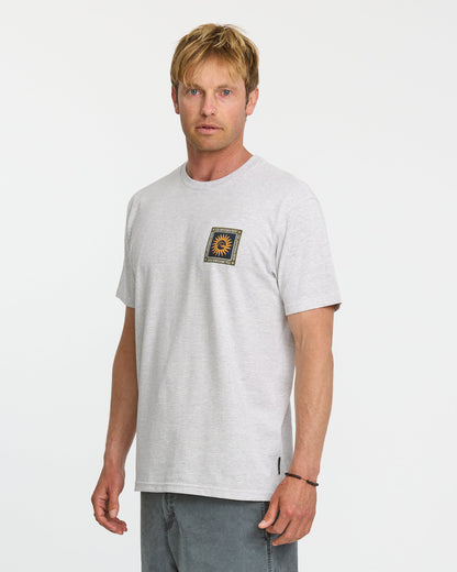 Sun Roots Organic Heather T-Shirt - Charcoal Heather - Quick Silver