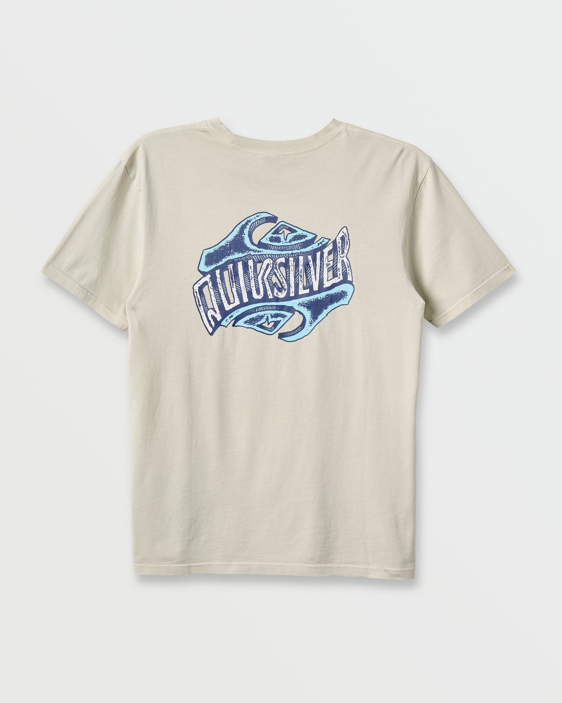 Three Deeppigment Dye T-Shirt - Moonstruck - Quick Silver