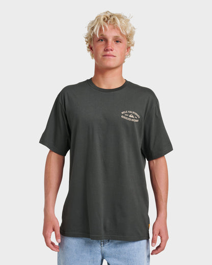 Waterman Tiki Holiday Classic T-shirt - Phantom - Quick Silver