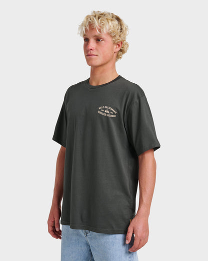 Waterman Tiki Holiday Classic T-shirt - Phantom - Quick Silver