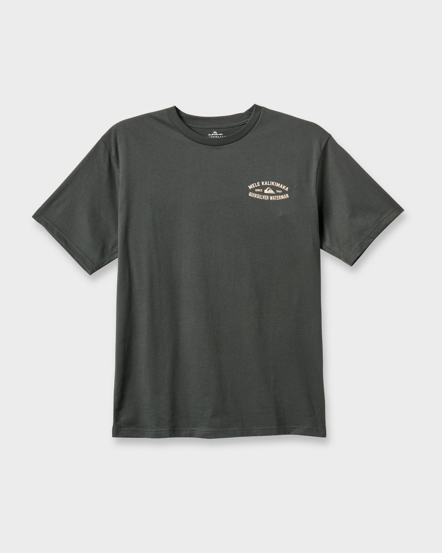 Waterman Tiki Holiday Classic T-shirt - Phantom - Quick Silver