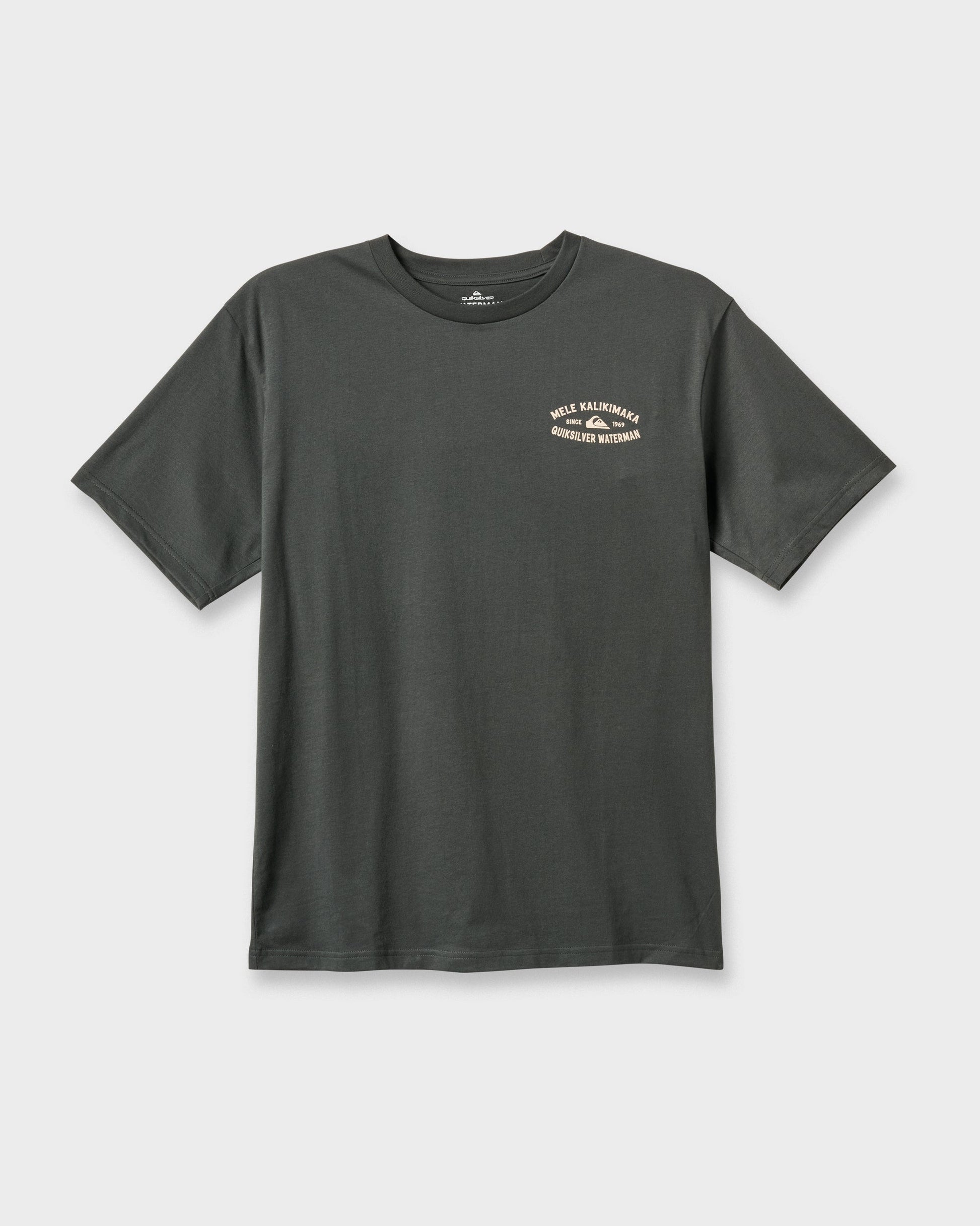 Waterman Tiki Holiday Classic T-shirt - Phantom - Quick Silver