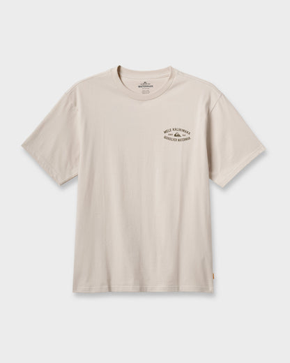 Waterman Tiki Holiday Classic T-shirt - Moonbeam - Quick Silver