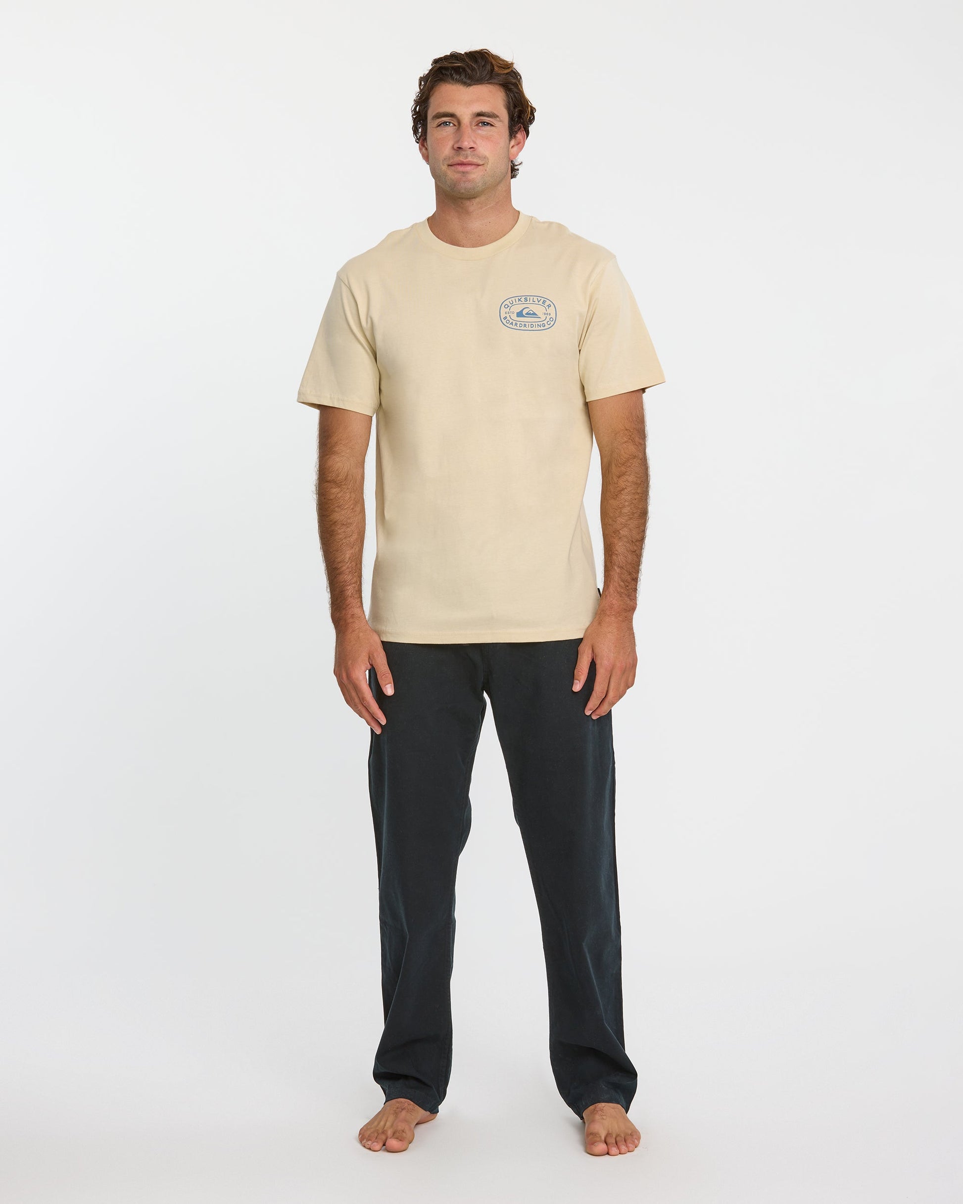 Western Lock T-Shirt - Fog - Quick Silver