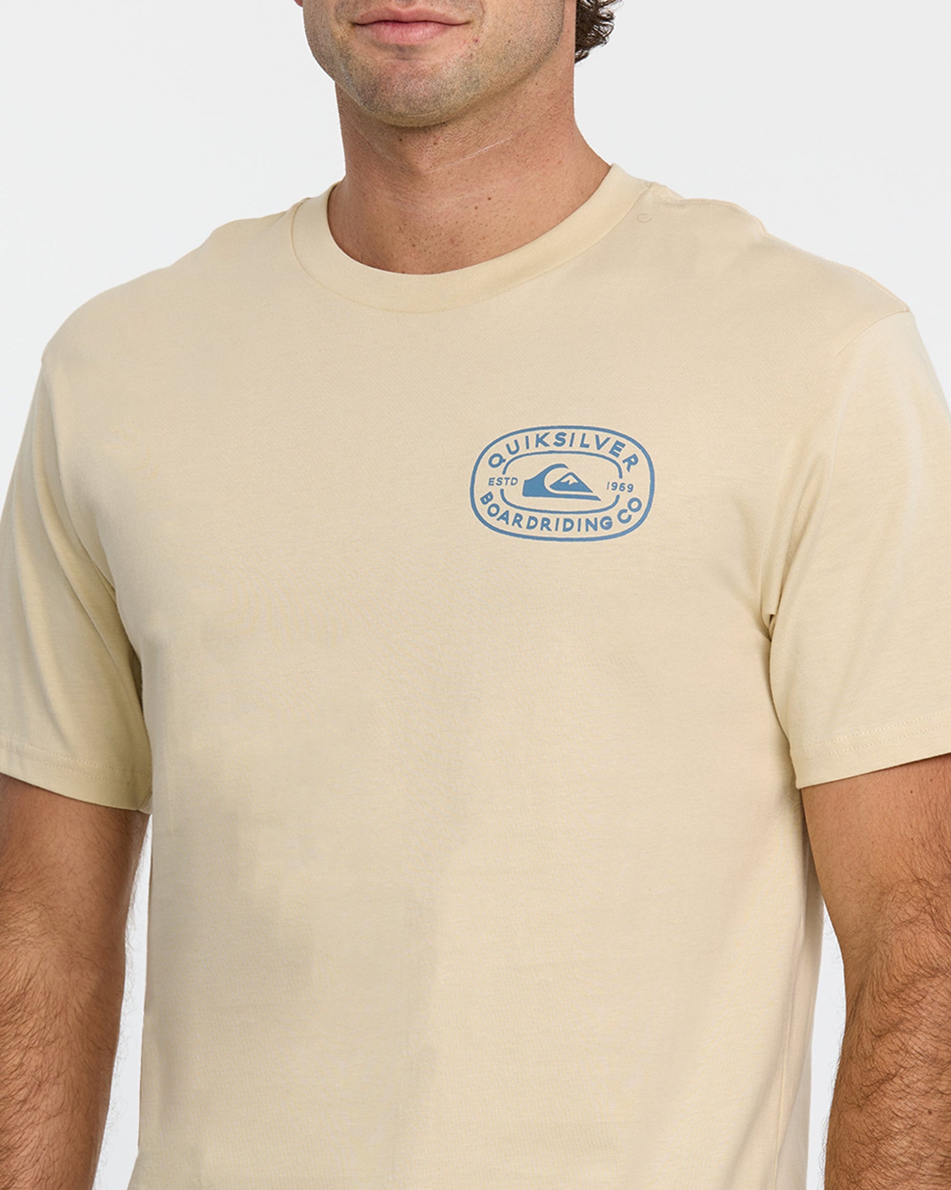 Western Lock T-Shirt - Fog - Quick Silver