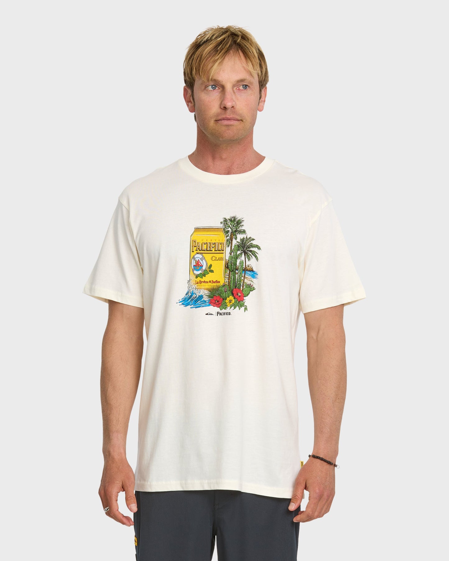 Quiksilver x Pacifico Sunstroke T-Shirt - Tofu - Quick Silver
