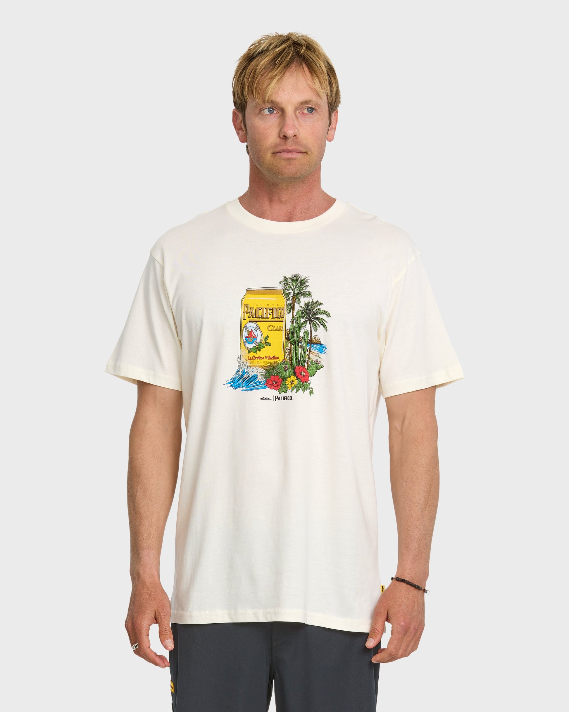 Quiksilver x Pacifico Sunstroke T-Shirt - Tofu - Quick Silver