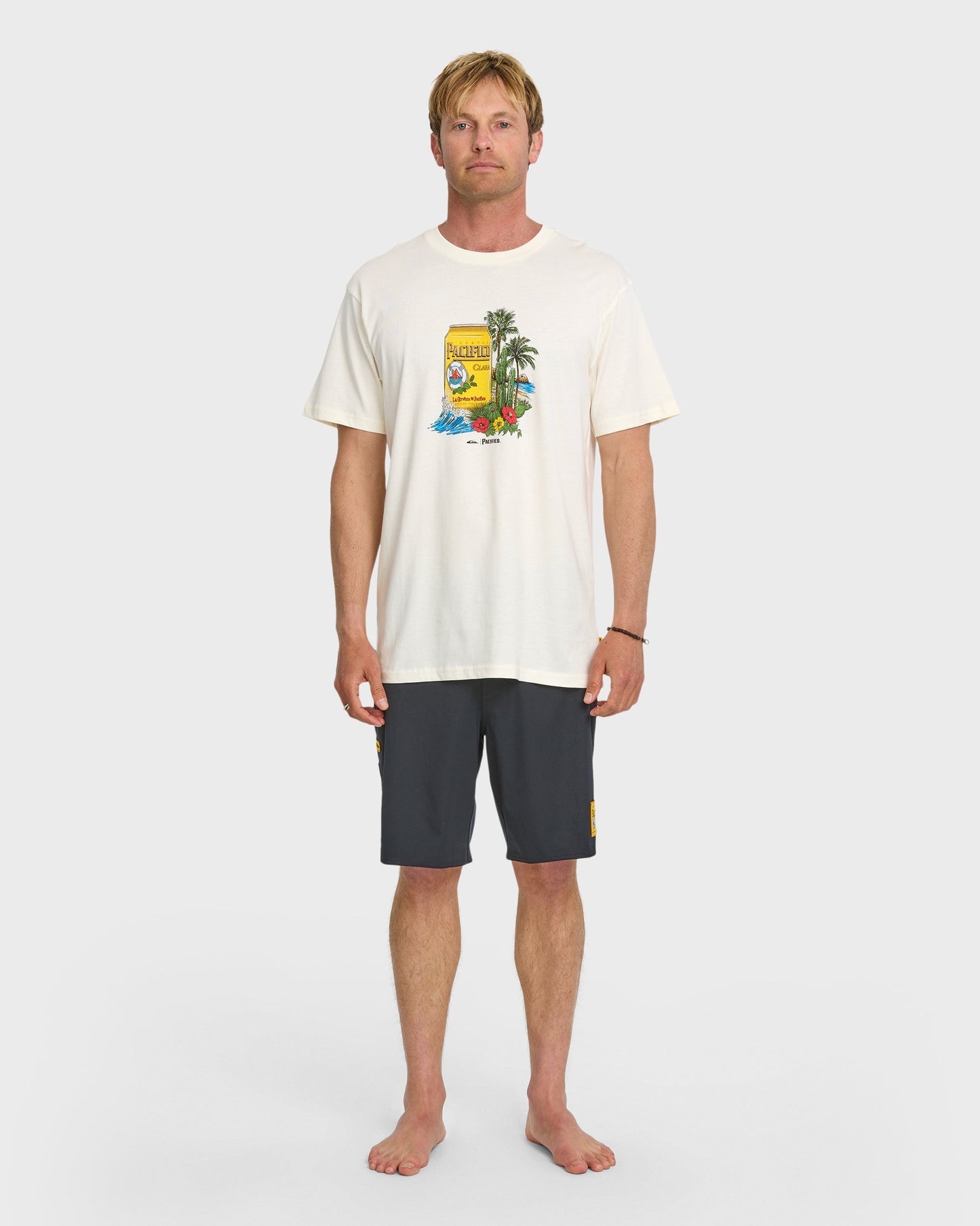 Quiksilver x Pacifico Sunstroke T-Shirt - Tofu - Quick Silver