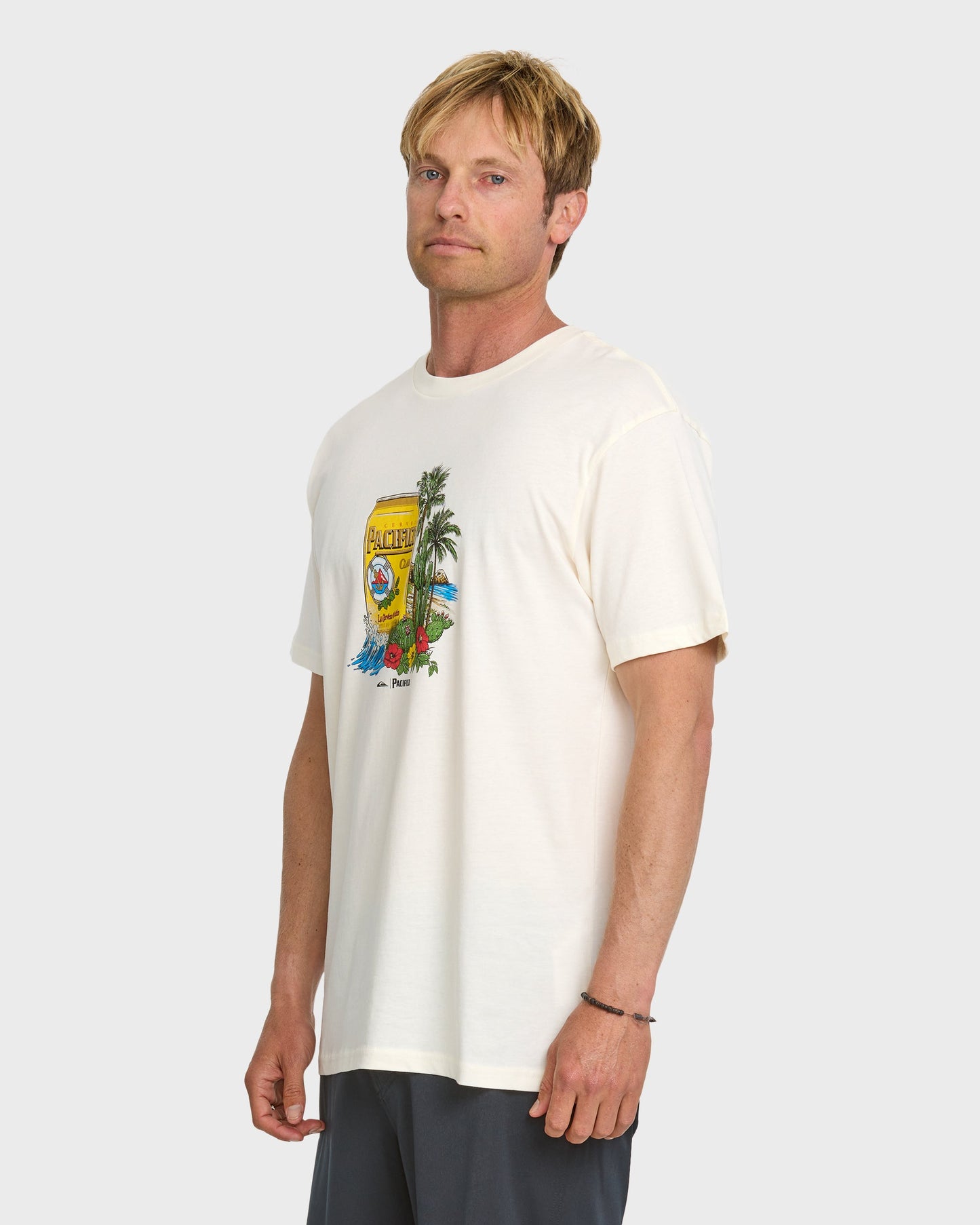 Quiksilver x Pacifico Sunstroke T-Shirt - Tofu - Quick Silver