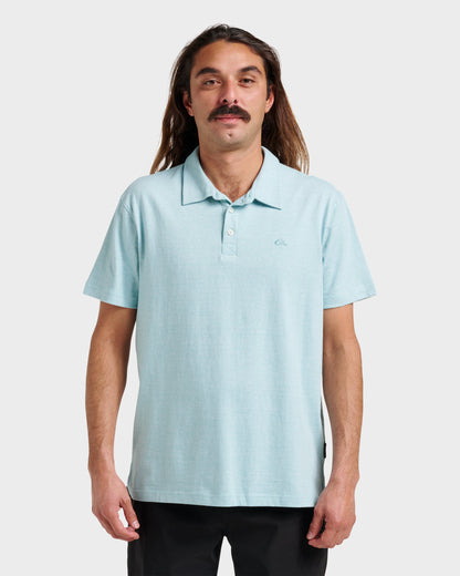 Sunset Cruise Polo Shirt - Dusty Turquoise - Quick Silver