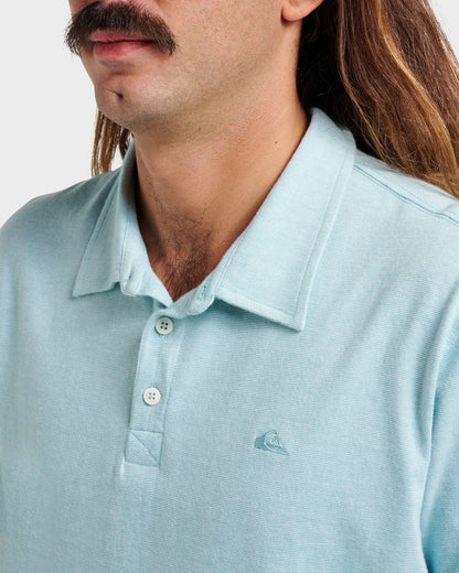 Sunset Cruise Polo Shirt - Dusty Turquoise - Quick Silver