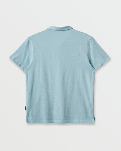 Sunset Cruise Polo Shirt - Dusty Turquoise - Quick Silver