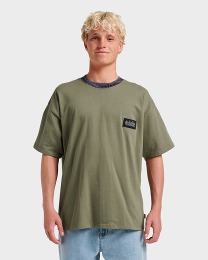 Mercury Ringer T-shirt - Dusty Olive - Quick Silver