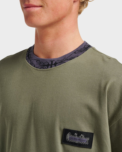 Mercury Ringer T-shirt - Dusty Olive - Quick Silver