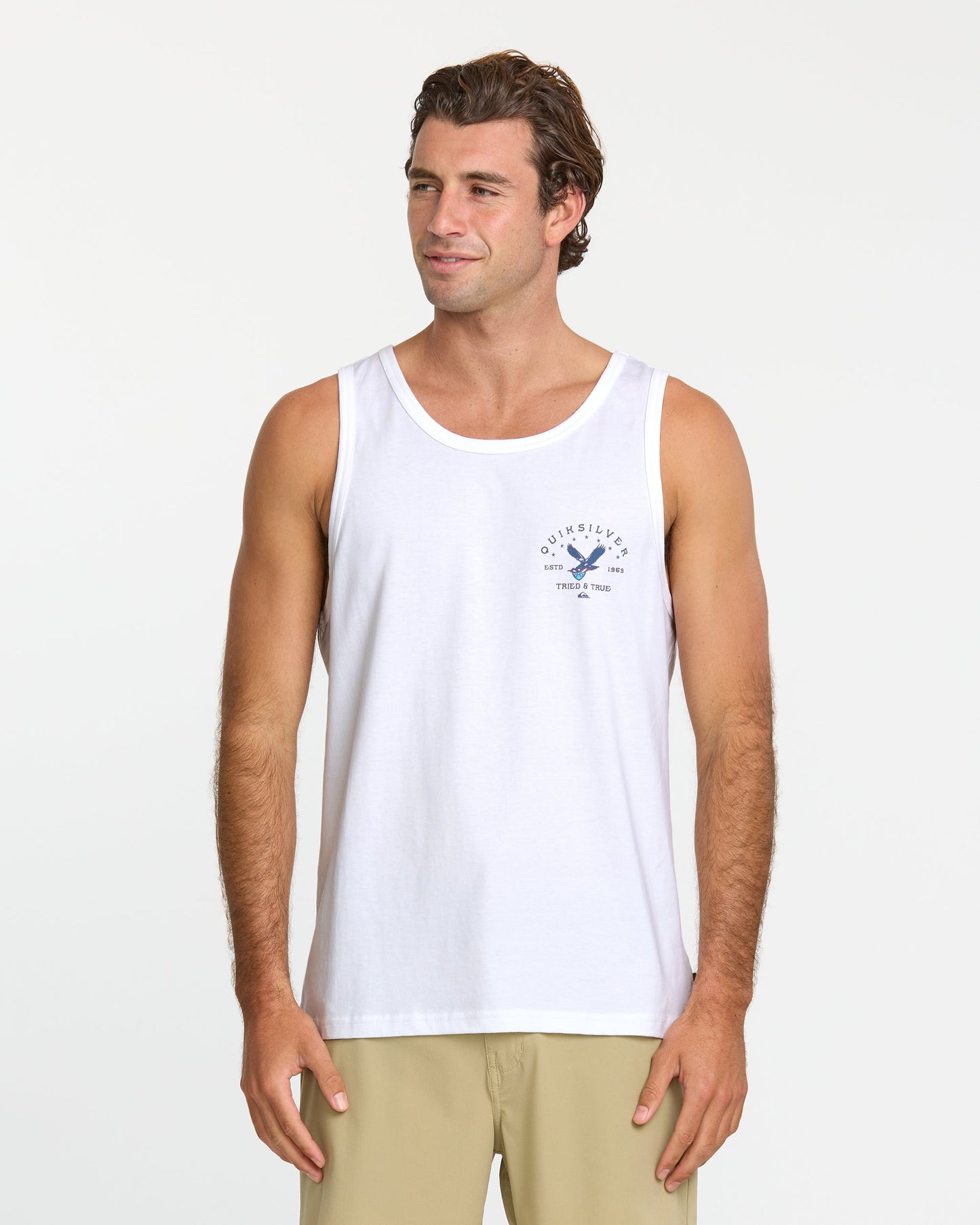 Eagle Usa Tank - White - Quick Silver