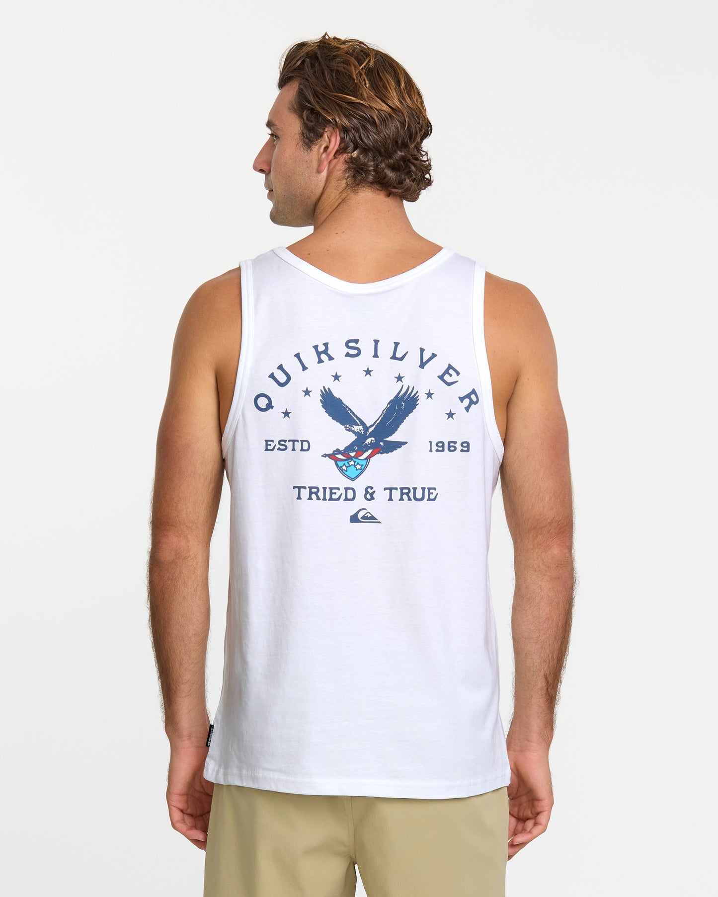 Eagle Usa Tank - White - Quick Silver