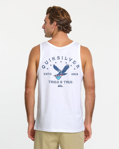 Eagle Usa Tank - White - Quick Silver