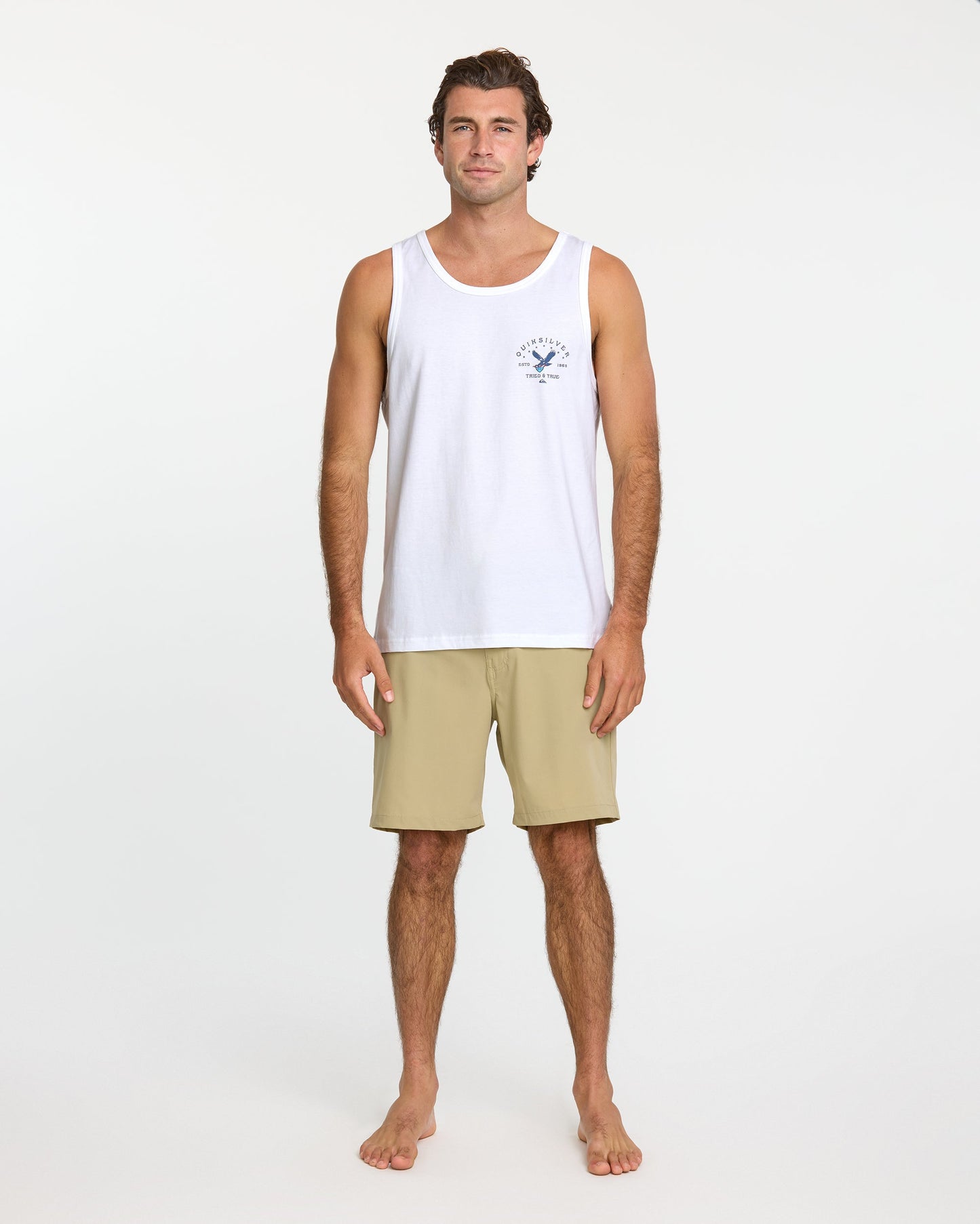 Eagle Usa Tank - White - Quick Silver